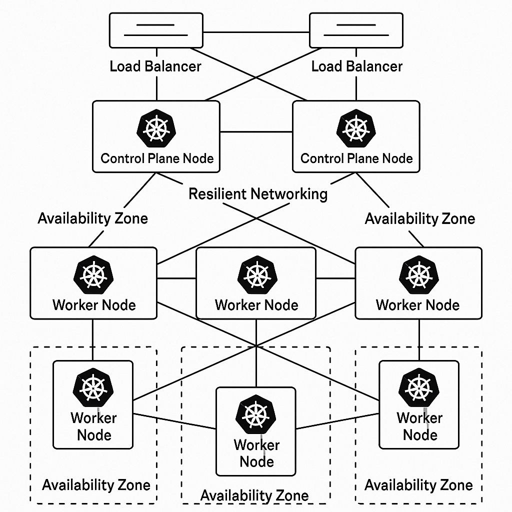 A detailed architectural diagram showing a highly